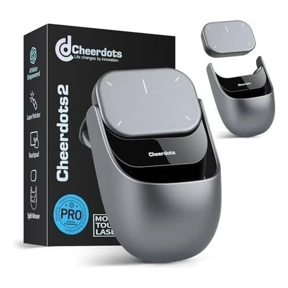 Cheerdots 2 Pro AI Voice powered Split Mouse ChatGPT Presentation Laser‎ Pointer